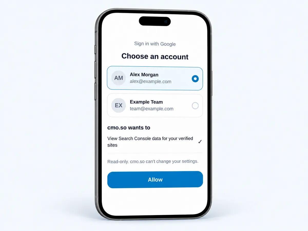 Sign in with the right Google account