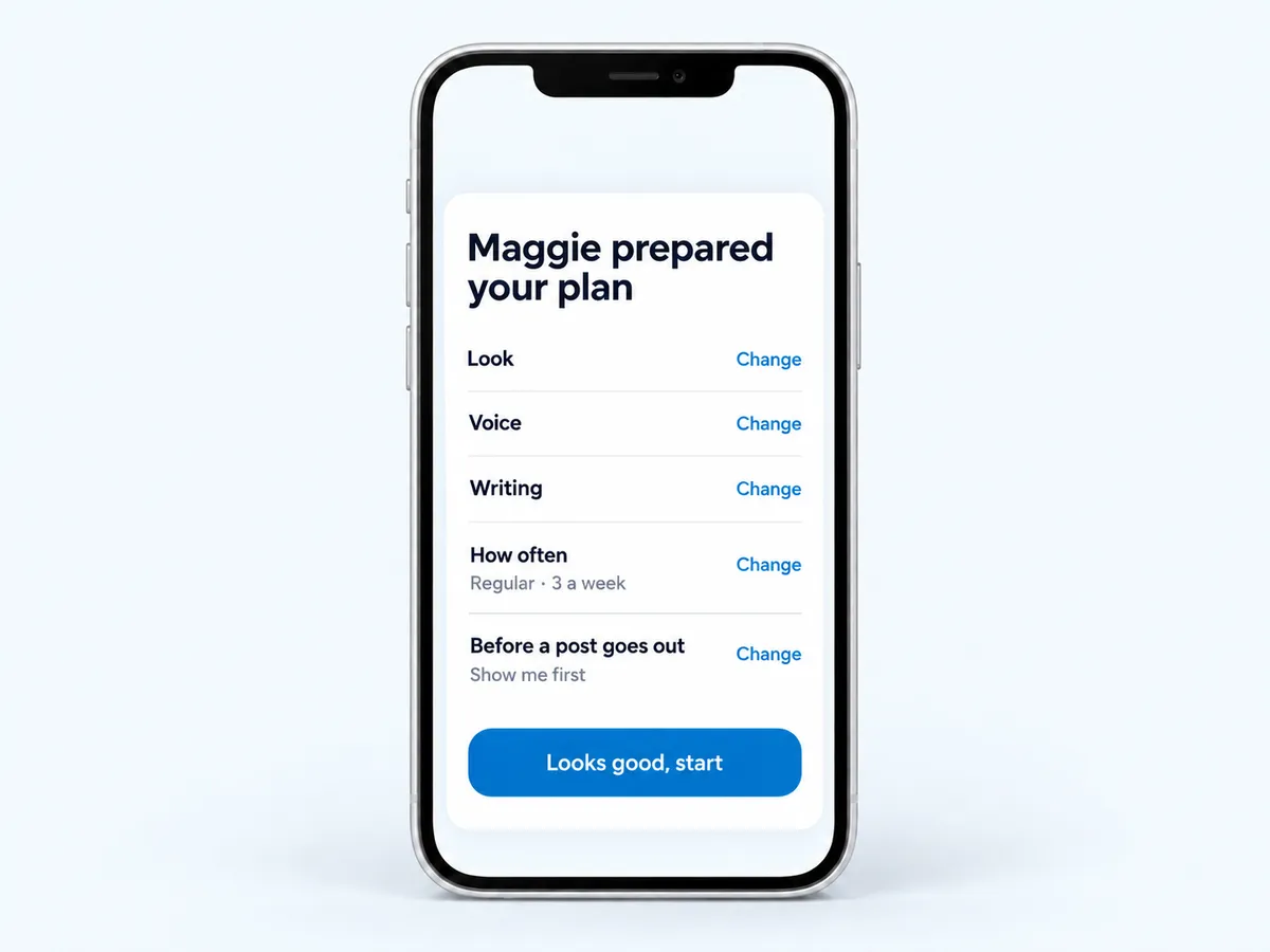 Pick a plan and the pace
